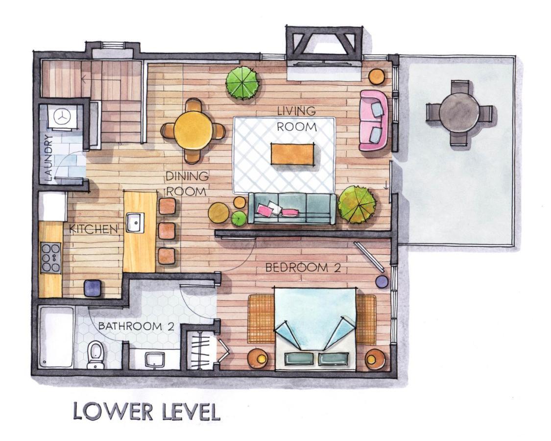 Peaceful 2-Bedroom Townhome Retreat W/Wooded View Galena Esterno foto